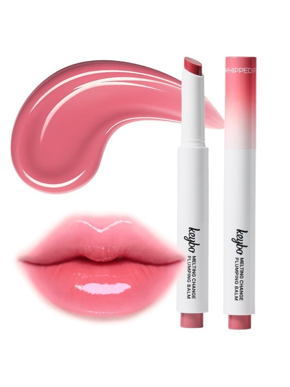 KEYBO Plumping Lip Balm 04 Whipped Fig | Hydrating Glossy K-Beauty Lip Tint